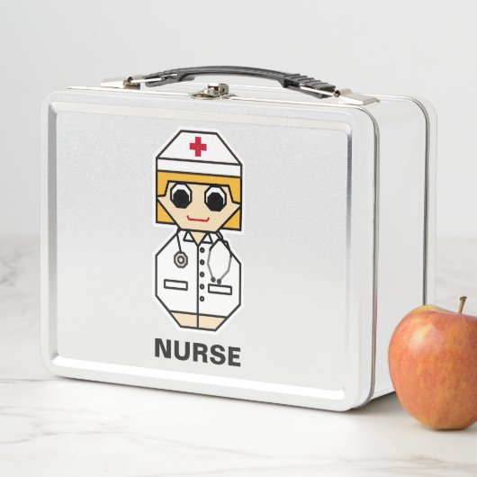Krankenschwester Metall Brotdose (Beispiel)