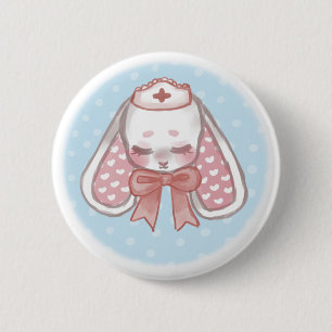 Krankenschwester Mimi (ohne Eyepatch) Button