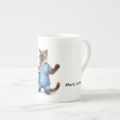 Krankenschwester mit einer Tasse Kaffee (Vorderseite Rechts)