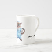 Krankenschwester mit einer Tasse Kaffee (Vorderseite Rechts)