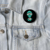 Krankenschwester mit Gesichtsmaske Button (Beispiel)