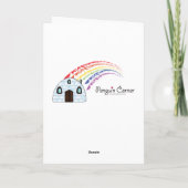 Krankenschwester mit Herz des Goldes Vielen Dank Dankeskarte (Rückseite)