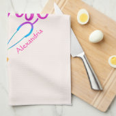 "Krankenschwester" mit Herz-Shaped Stethoscope Geschirrtuch (Viertel Falte)