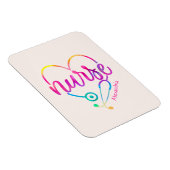 "Krankenschwester" mit Herz-Shaped Stethoscope Magnet (Rechte Seite)