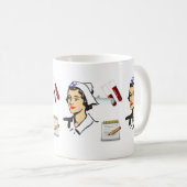 Krankenschwester Mug Kaffeetasse (VorderseiteRechts)