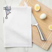 Krankenschwester-Mutter-Baby-Blumen-Schleife-Shirt Geschirrtuch (Viertel Falte)
