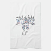 Krankenschwester-Mutter-Baby-Blumen-Schleife-Shirt Geschirrtuch (Vertikal)