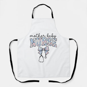Krankenschwester-Mutter-Baby-Blumen-Schleife-Shirt Schürze