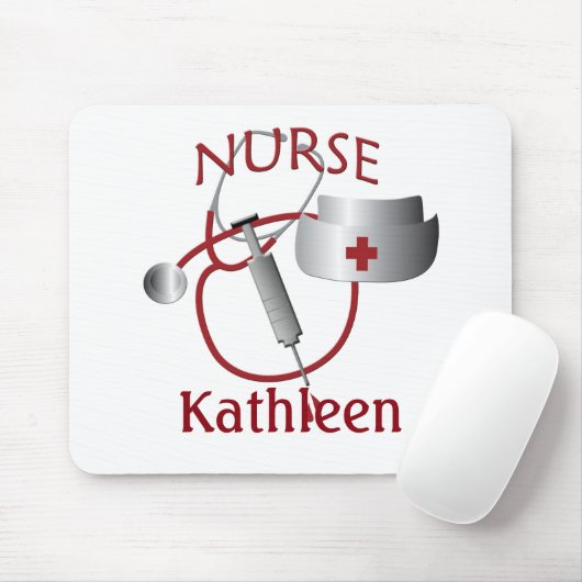 Krankenschwester Name Nurse Custom Mousepad (Mit Mouse)