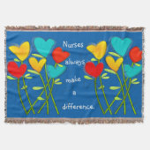 Krankenschwester-Nickerchen-Decke unterscheiden Decke (Vorderseite)