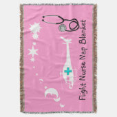 Krankenschwester-Nickerchen-Decken-Rosa Decke (Vorderseite Vertikal)