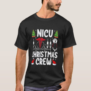 Krankenschwester NICU Weihnachts-Crew Krankenpfleg T-Shirt