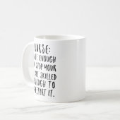 Krankenschwester: Niedlich genug, um Ihr Herz zu s Kaffeetasse (Vorderseite Links)