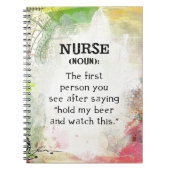 Krankenschwester (Nomen) Notizblock (Vorderseite)