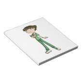 Krankenschwester Notizblock (angewinkelt)