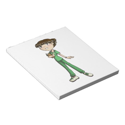 Krankenschwester Notizblock (angewinkelt)