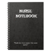 Krankenschwester Notizblock (Vorderseite)