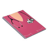 Krankenschwester-Notizbuch scheuern Notizblock (Rechte Seite)