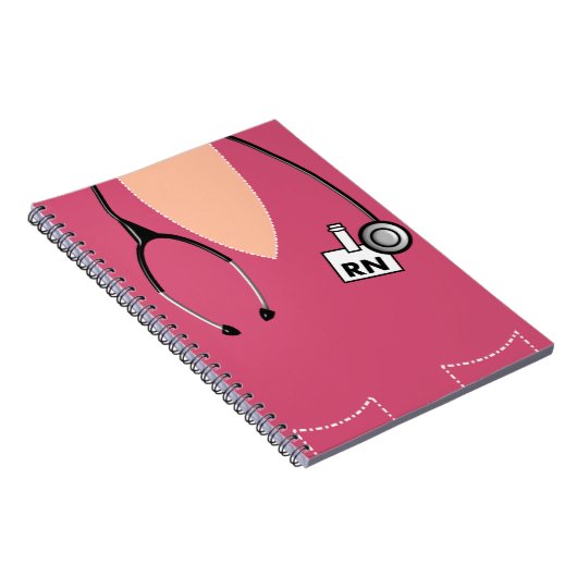 Krankenschwester-Notizbuch scheuern Notizblock (Rechte Seite)