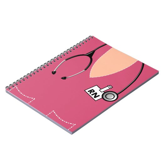 Krankenschwester-Notizbuch scheuern Notizblock (Linke Seite)