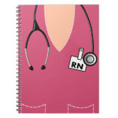 Krankenschwester-Notizbuch scheuern Notizblock (Vorderseite)
