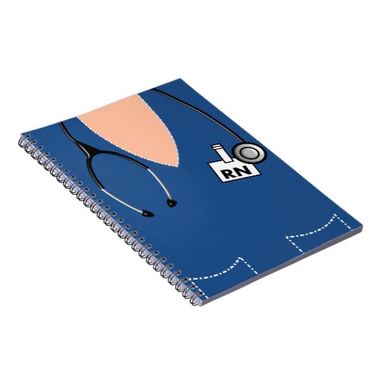 Krankenschwester-Notizbuch scheuern Spitzenentwurf Notizblock (Rechte Seite)