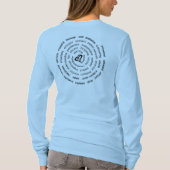 Krankenschwester - nur schwarzer Text T-Shirt (Rückseite)