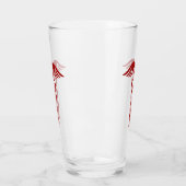 Krankenschwester oder Arzt Caduceus Glas (Links)