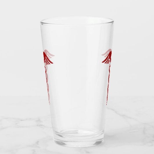 Krankenschwester oder Arzt Caduceus Glas (Rechts)