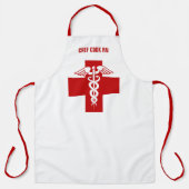 Krankenschwester oder Arzt Caduceus Schürze (Vorderseite)