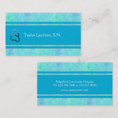 Krankenschwester oder Doktor oder medizinisches Visitenkarte (Vorne/Hinten)