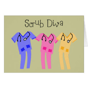 Krankenschwester oder medizinische Scub