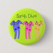 Krankenschwester oder medizinische Scub Button (Vorderseite)