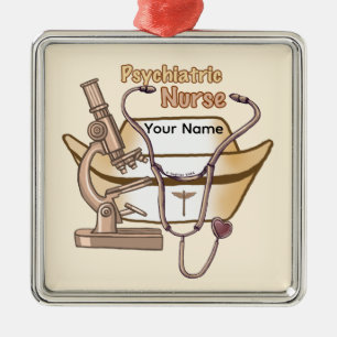 Krankenschwester-Ornament Silbernes Ornament