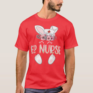 Krankenschwester Ostern Krankenschwester Florales T-Shirt