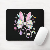 Krankenschwester Ostertag Niedlich Kokett Stethosk Mousepad (Mit Mouse)