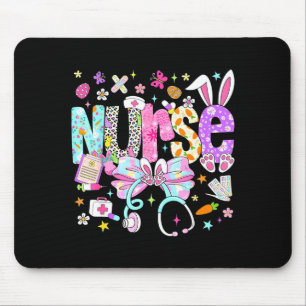 Krankenschwester Ostertag süße Kokette Stethoskop Mousepad