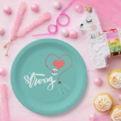 Krankenschwester Pappteller (Party)