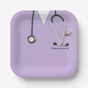 Krankenschwester-Party Pappteller