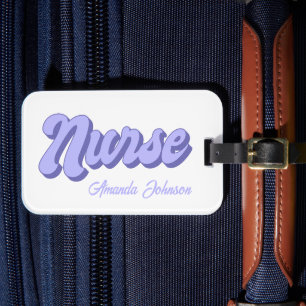 Krankenschwester Personalisierte Taschenanhänger L Gepäckanhänger