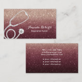 Krankenschwester-Pflegekraft-medizinisches Visitenkarte (Vorne/Hinten)