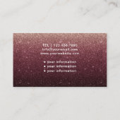 Krankenschwester-Pflegekraft-medizinisches Visitenkarte (Rückseite)