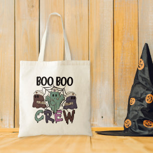 Krankenschwester pflegt Halloween Boo Boo Crew Gei Tragetasche