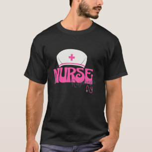 Krankenschwester Pink Stereotyp Krankenpflege Kran T-Shirt