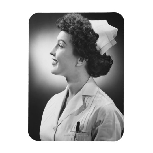 Krankenschwester posierend magnet (Vertikal)