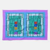 Krankenschwester-Positiv fasst Geschirrtuch ab (Horizontal)