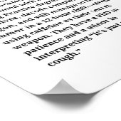 Krankenschwester Poster (Ecke)