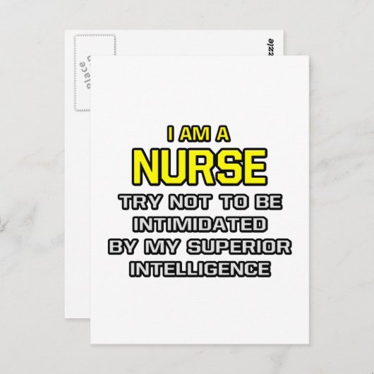 Krankenschwester.................................. Postkarte (Vorne/Hinten)