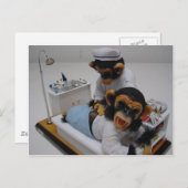 Krankenschwester Postkarte (Vorne/Hinten)