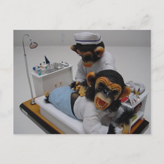 Krankenschwester Postkarte (Vorderseite)